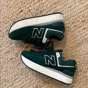 New Balance women Dark Green Sneakers